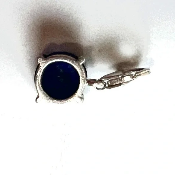 Swarovski blue crustal charm/pendant Sterling Silver - Picture 4 of 8